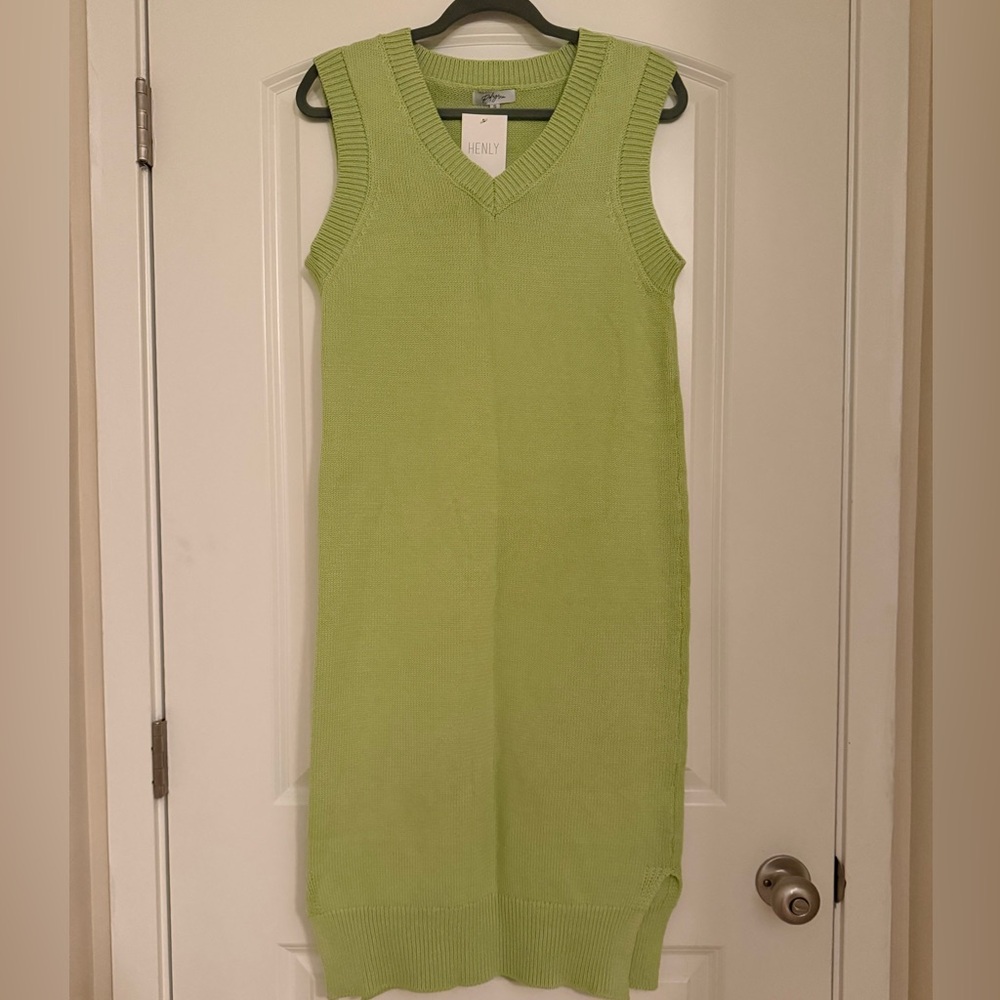 Trendy sweater dress